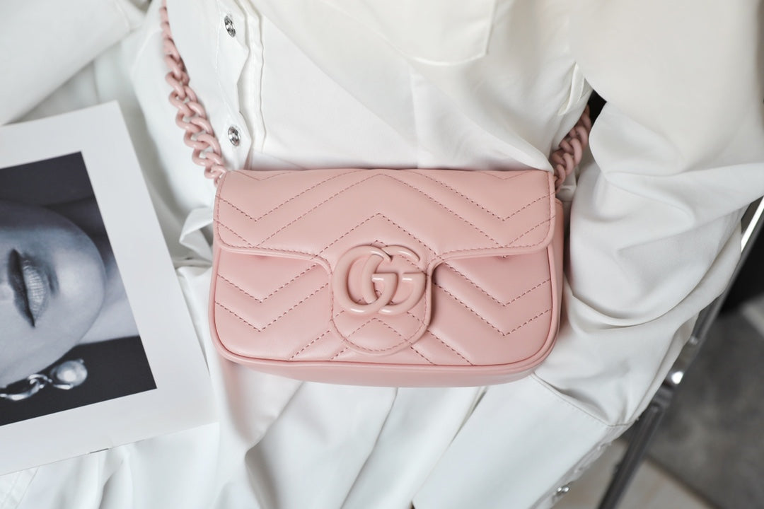 Gucci GG Marmont Macaron Nano Shoulder Bag ¨C 699757