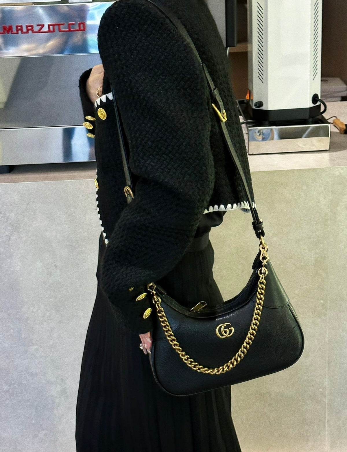 Gucci GG Aphrodite Crescent Shoulder Bag ¨C 731817