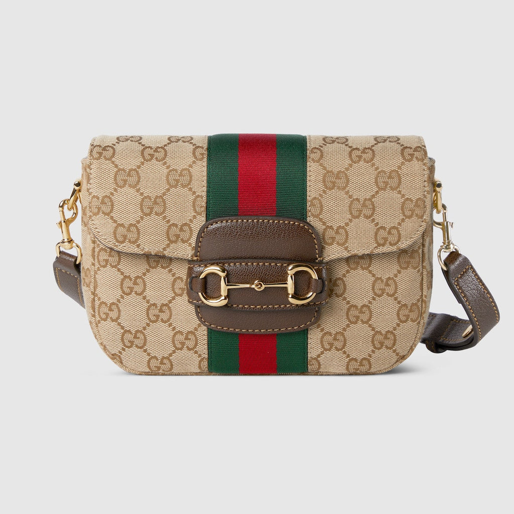 Gucci Horsebit 1955 Canvas Shoulder Bag ¨C 866762