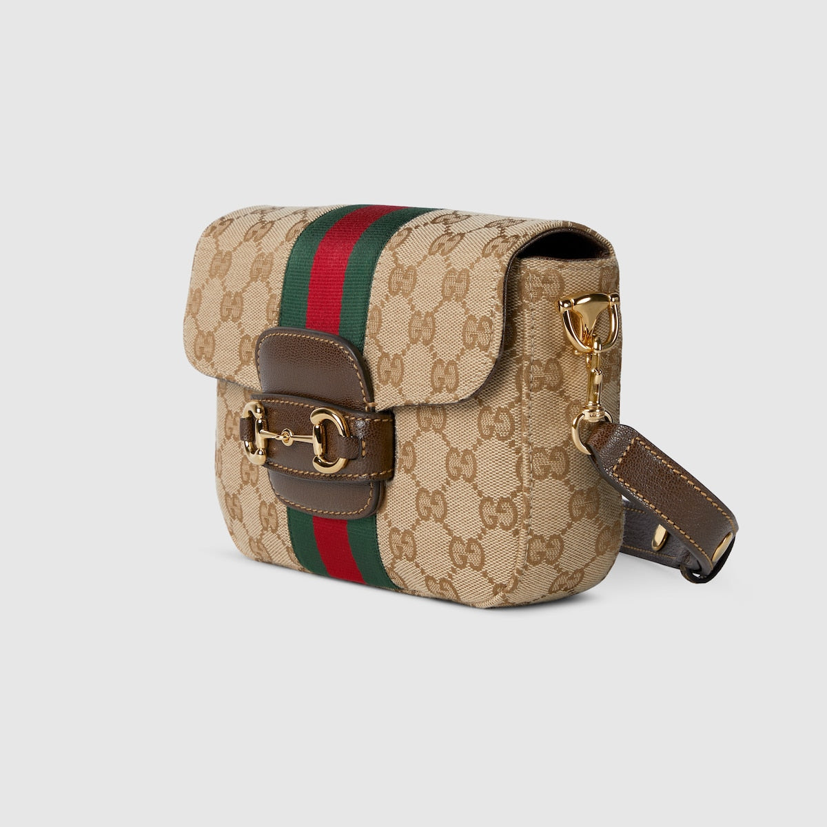 Gucci Horsebit 1955 Canvas Shoulder Bag ¨C 866762