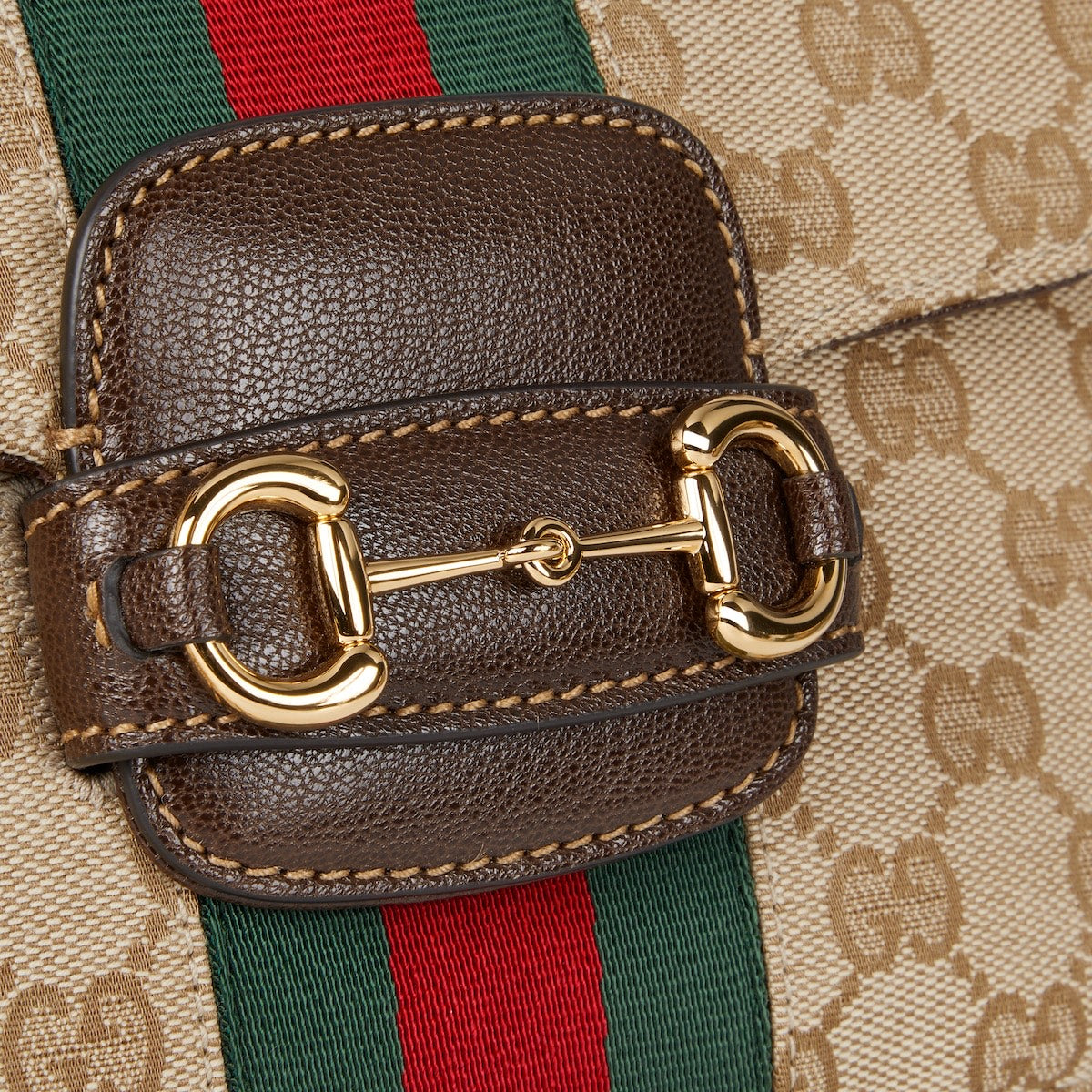 Gucci Horsebit 1955 Canvas Shoulder Bag ¨C 866762