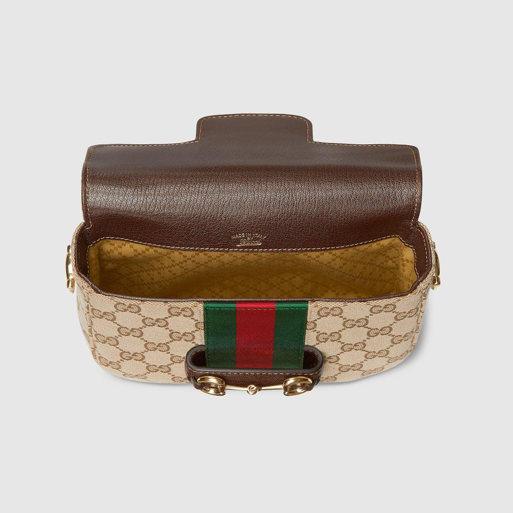 Gucci Horsebit 1955 Canvas Shoulder Bag ¨C 866762