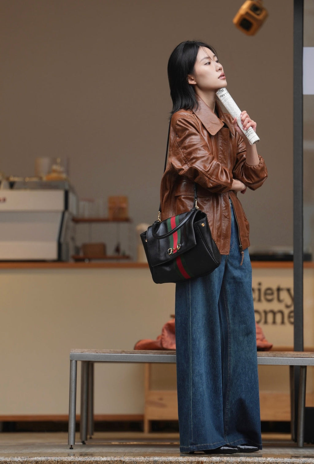 Gucci GG Paparazzo Medium Handbag ¨C 875018