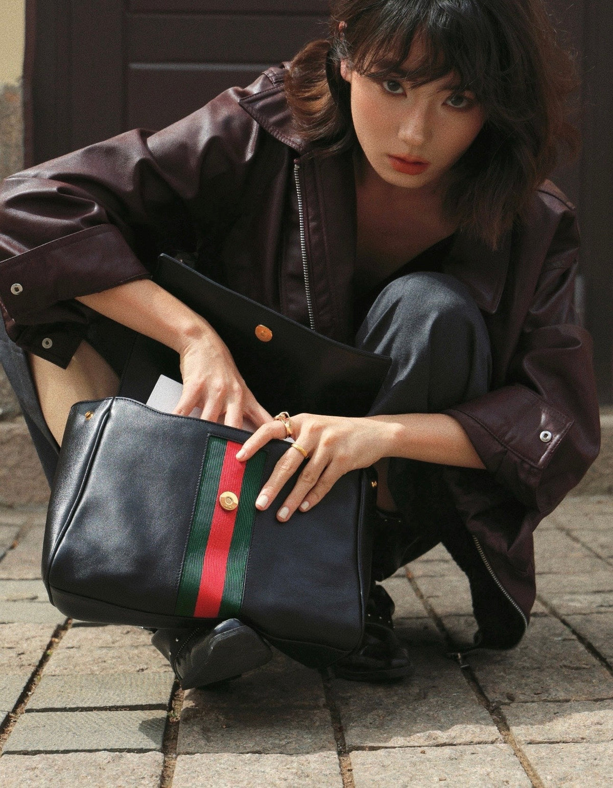 Gucci GG Paparazzo Medium Handbag ¨C 875018