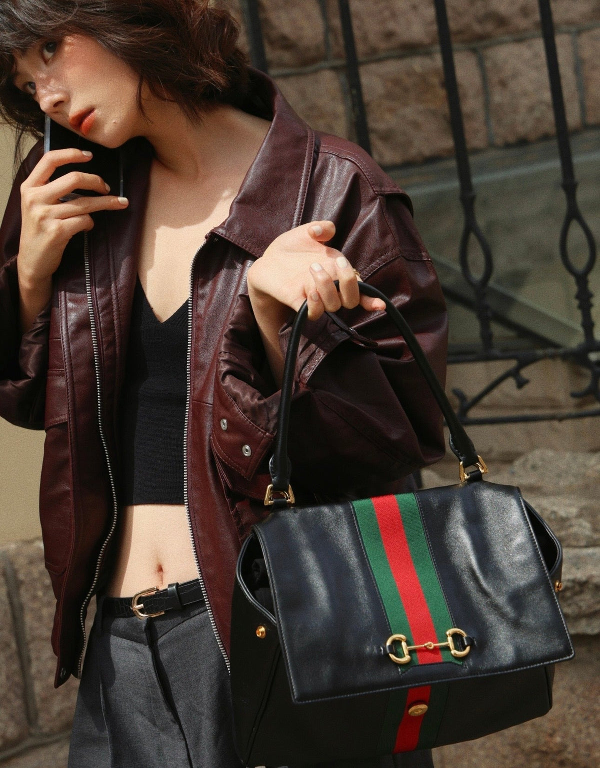 Gucci GG Paparazzo Medium Handbag ¨C 875018