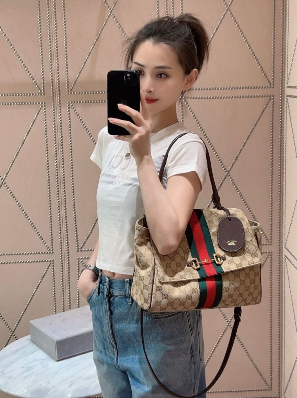 Gucci GG Paparazzo Medium Handbag ¨C 875018