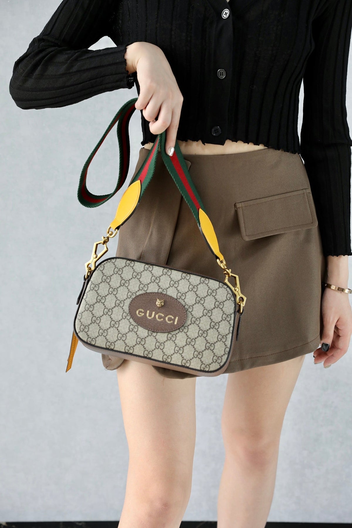 Gucci Neo Vintage Tiger Head Shoulder Bag ¨C 476466