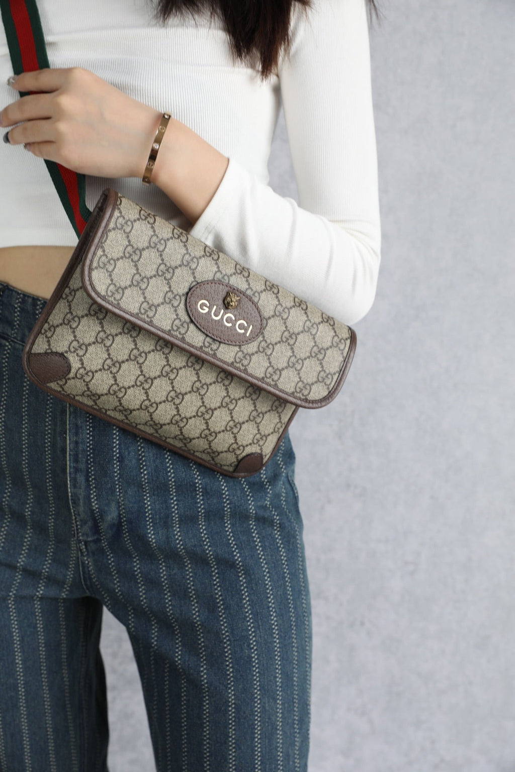 Gucci Neo Vintage Tiger Head Chest Bag ¨C 493930