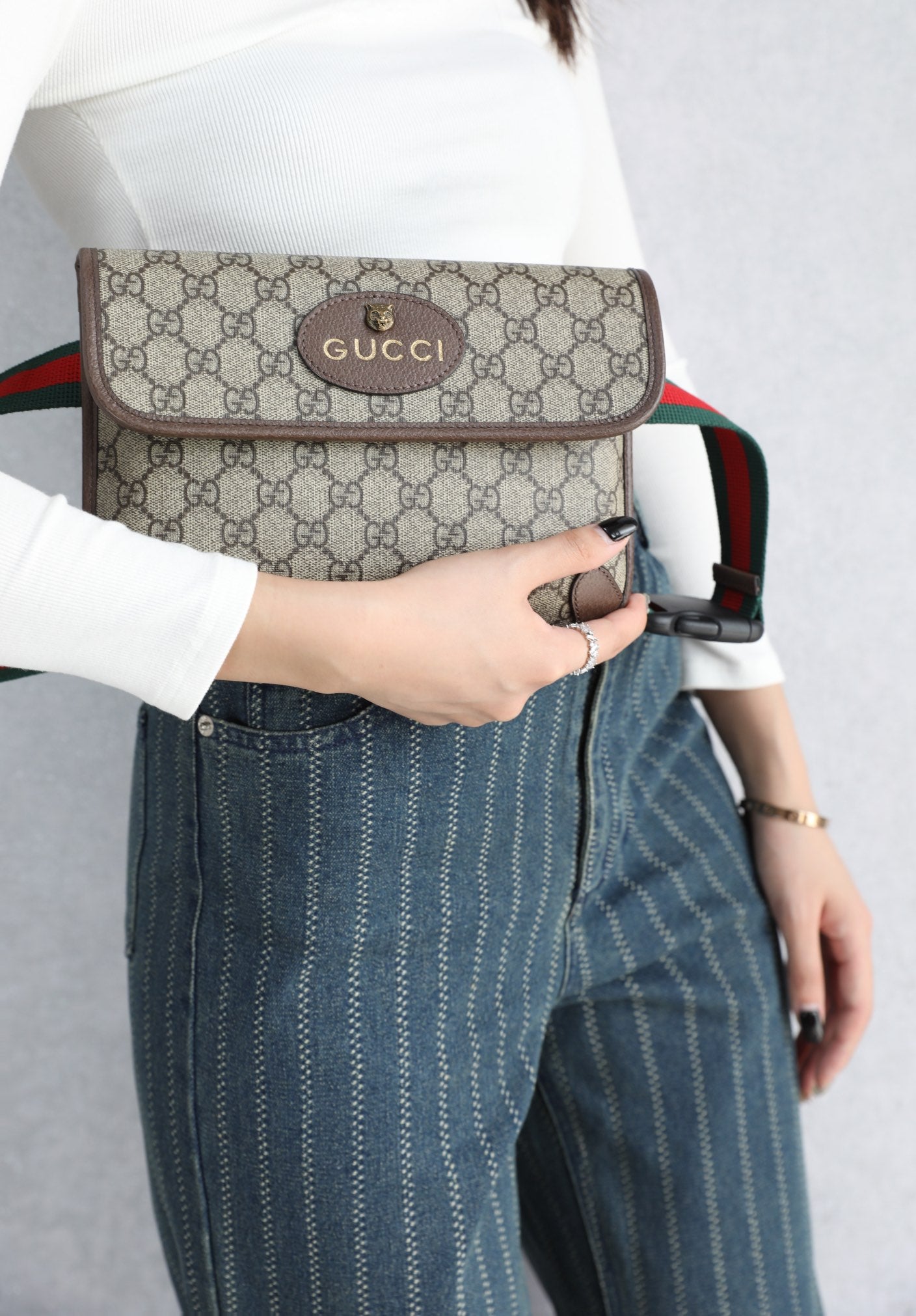 Gucci Neo Vintage Tiger Head Chest Bag ¨C 493930
