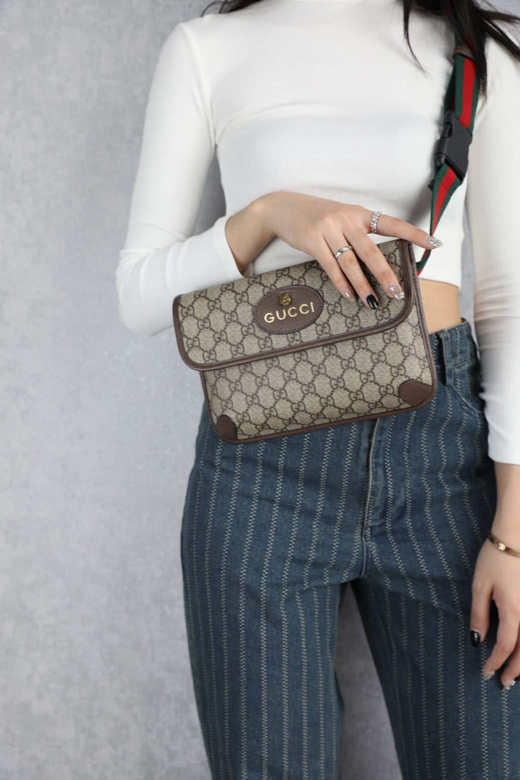 Gucci Neo Vintage Tiger Head Chest Bag ¨C 493930