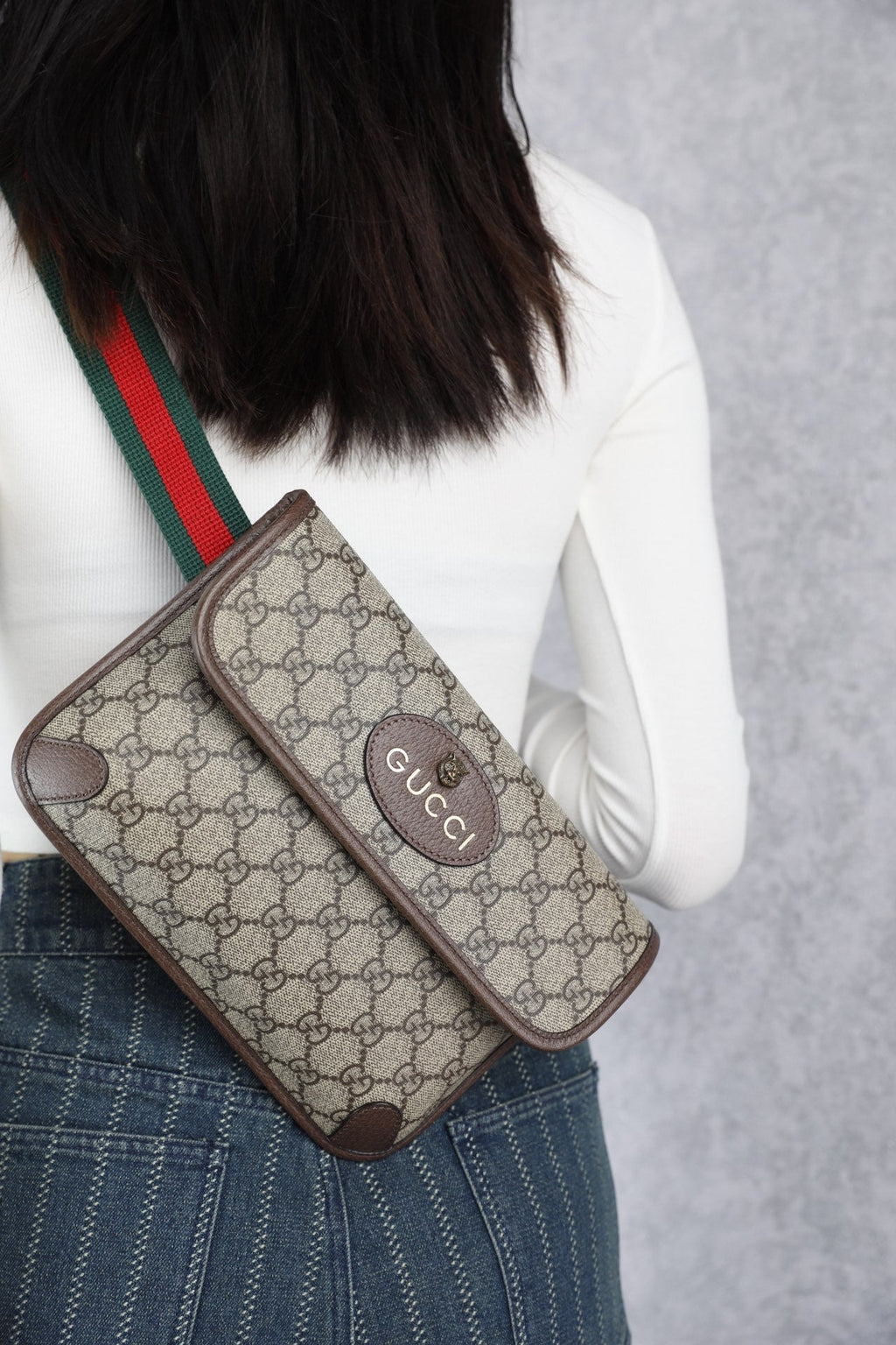 Gucci Neo Vintage Tiger Head Chest Bag ¨C 493930