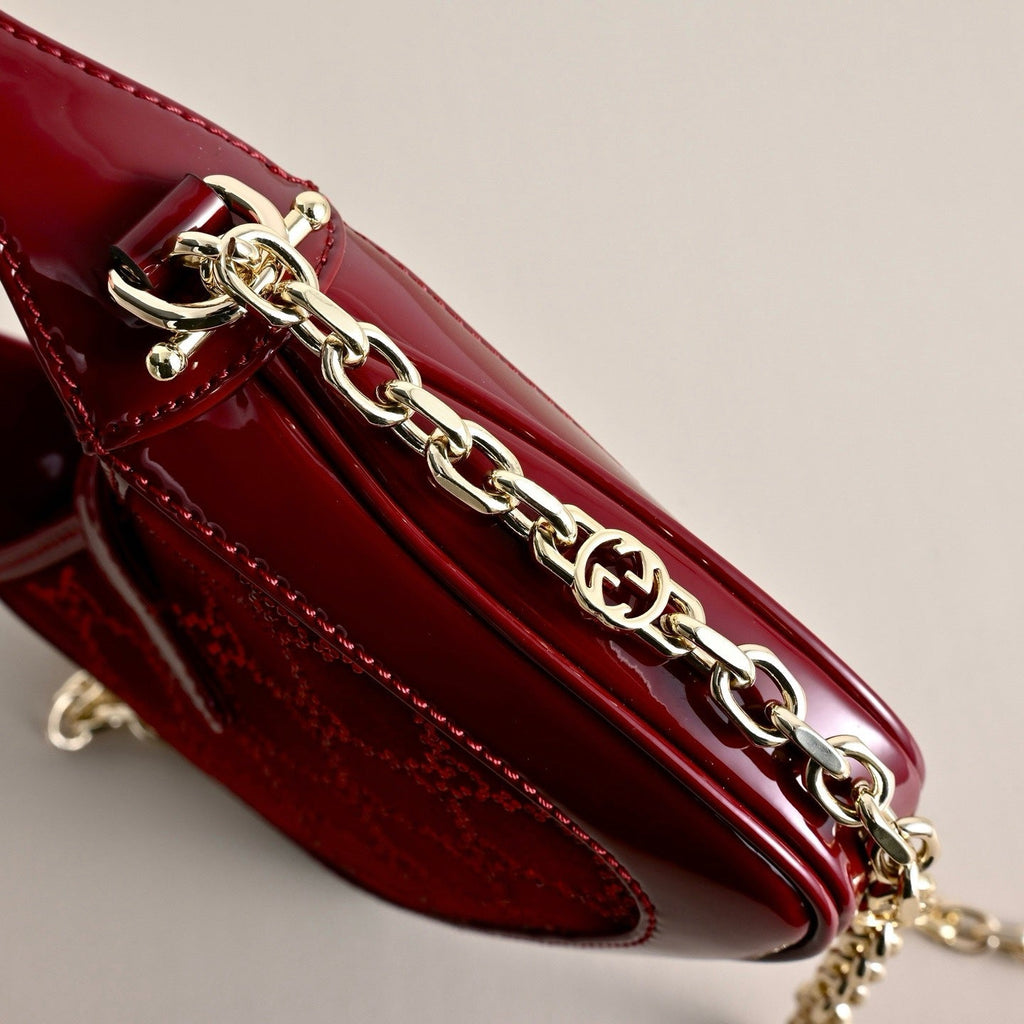 Gucci Jackie 1961 Velvet Shoulder Bag ¨C 836684