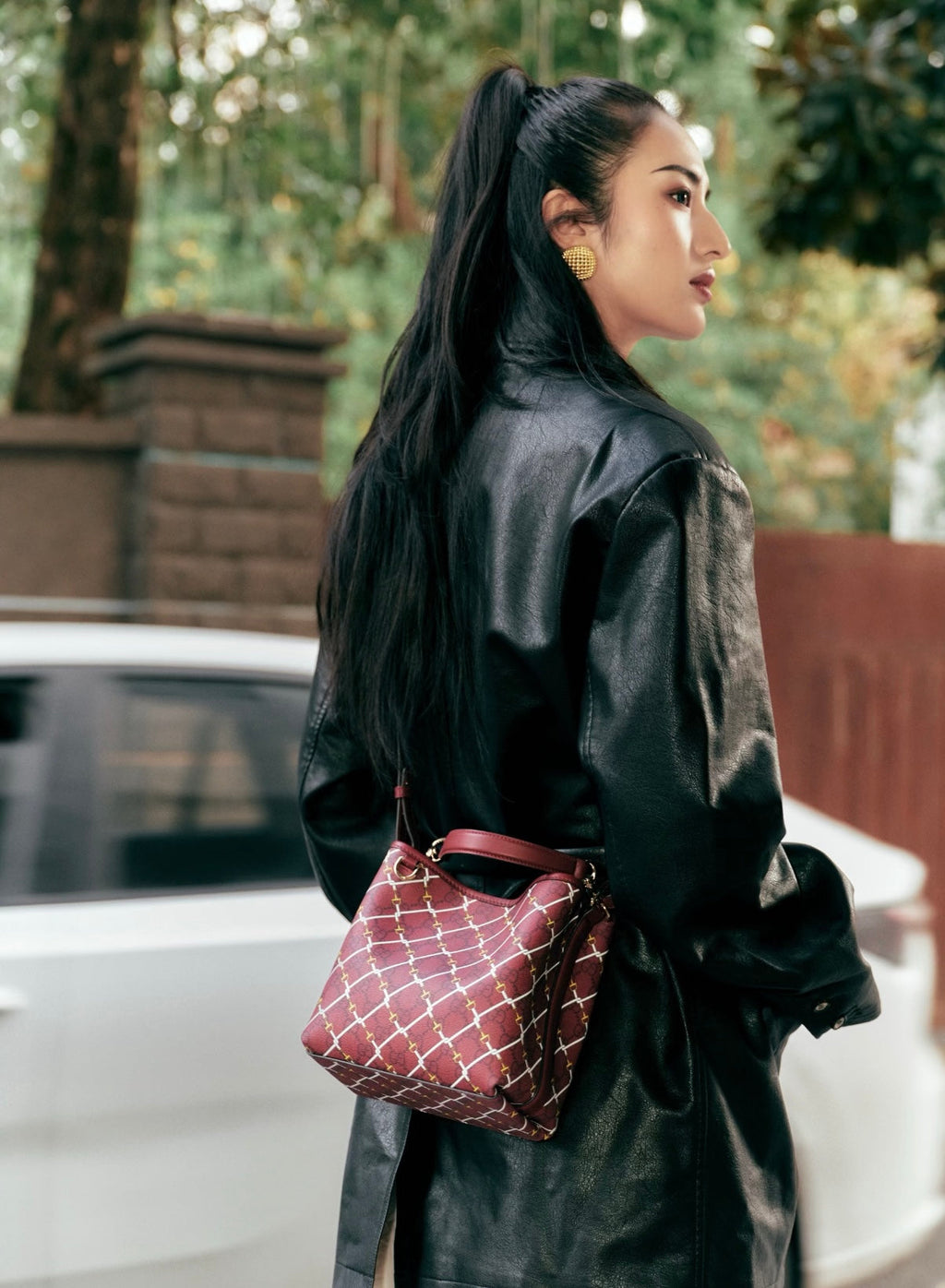 Gucci GG Emblem Bucket Bag ¨C 815118