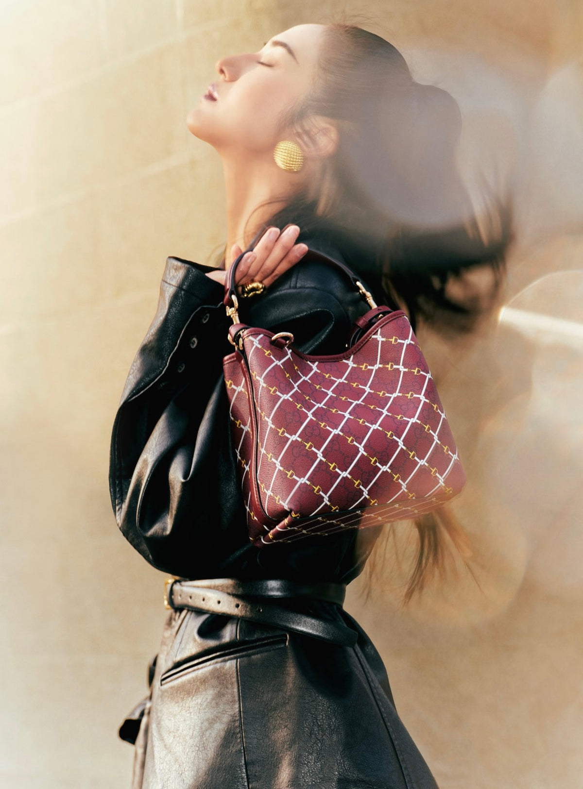 Gucci GG Emblem Bucket Bag ¨C 815118