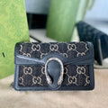 Gucci GG Supreme Black Denim Dionysus Bag ¨C 476432/499623