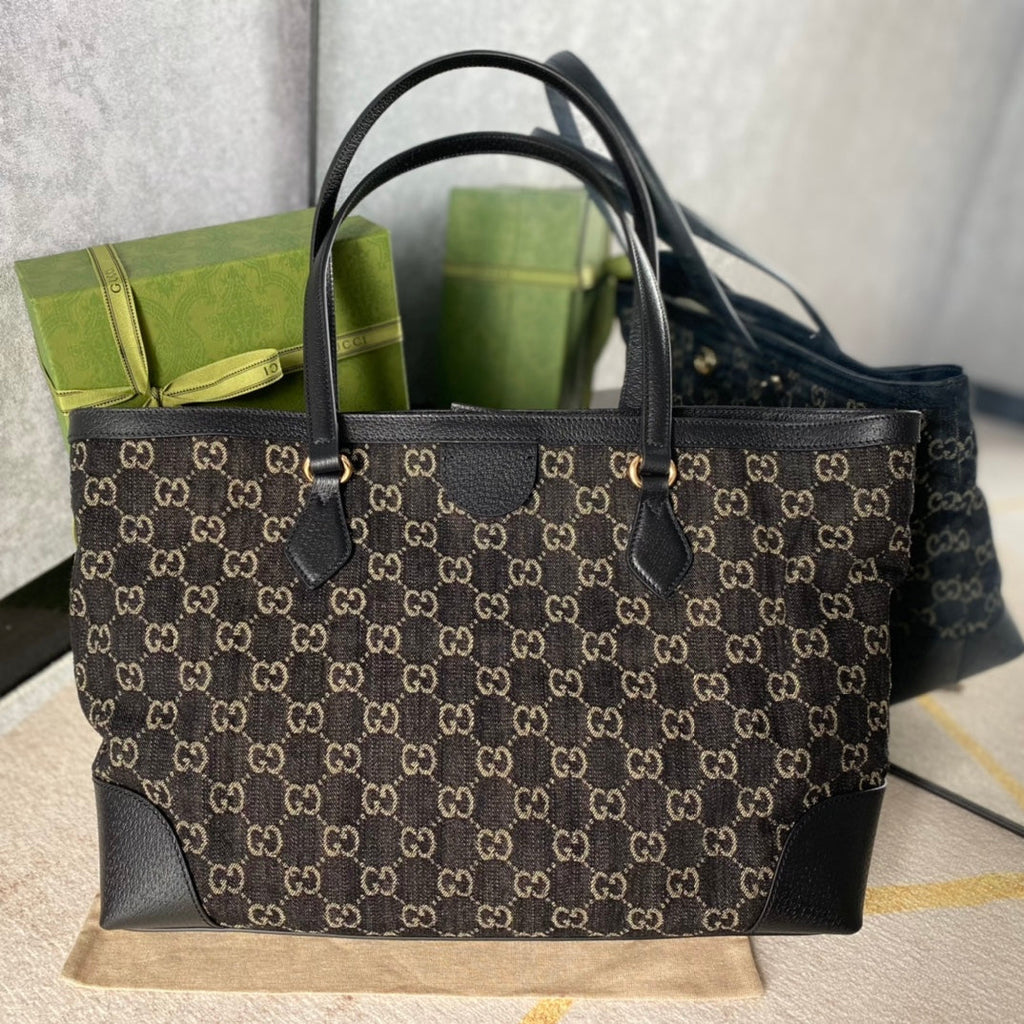 Gucci Black Denim Shopping Bag ¨C 631685