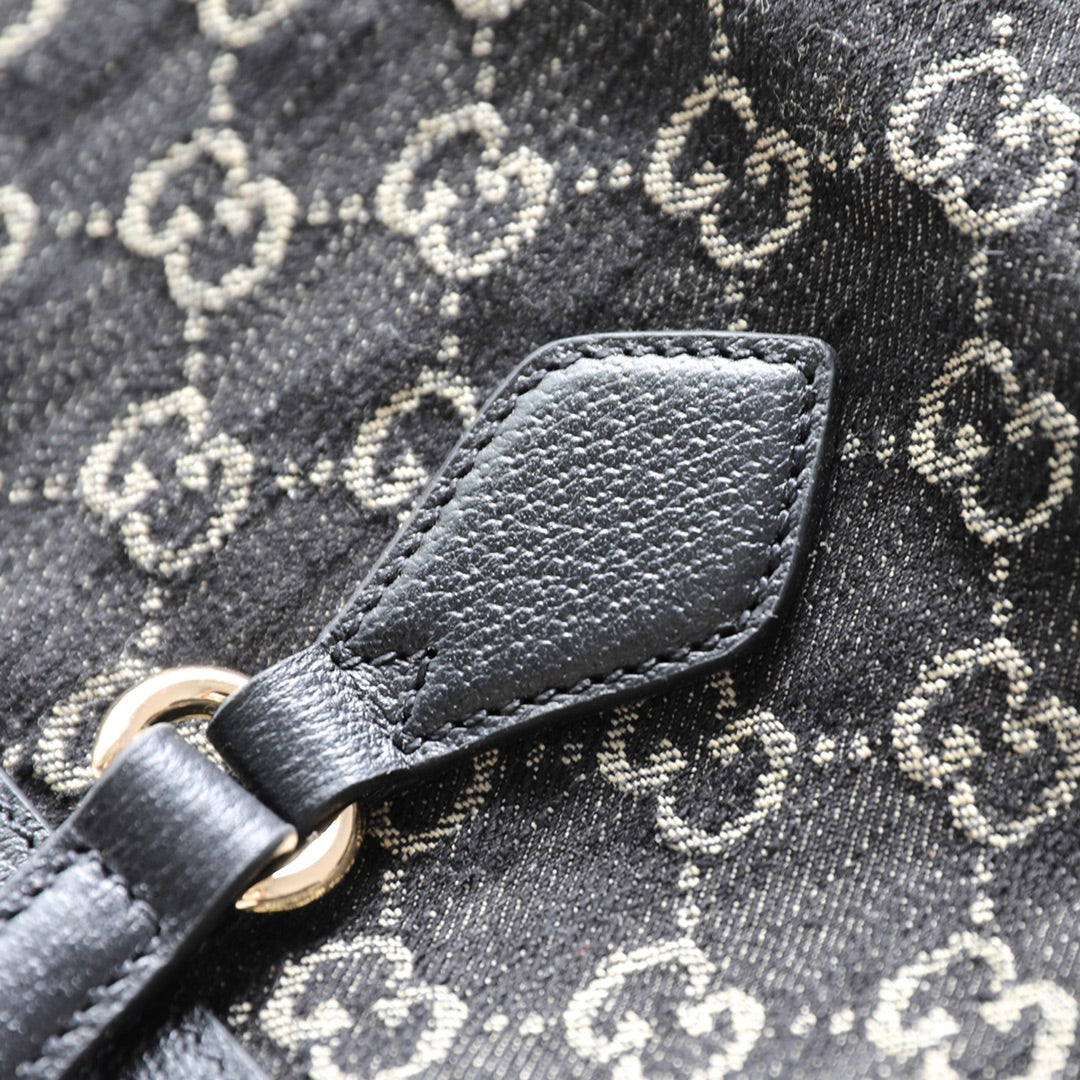 Gucci Black Denim Shopping Bag ¨C 631685