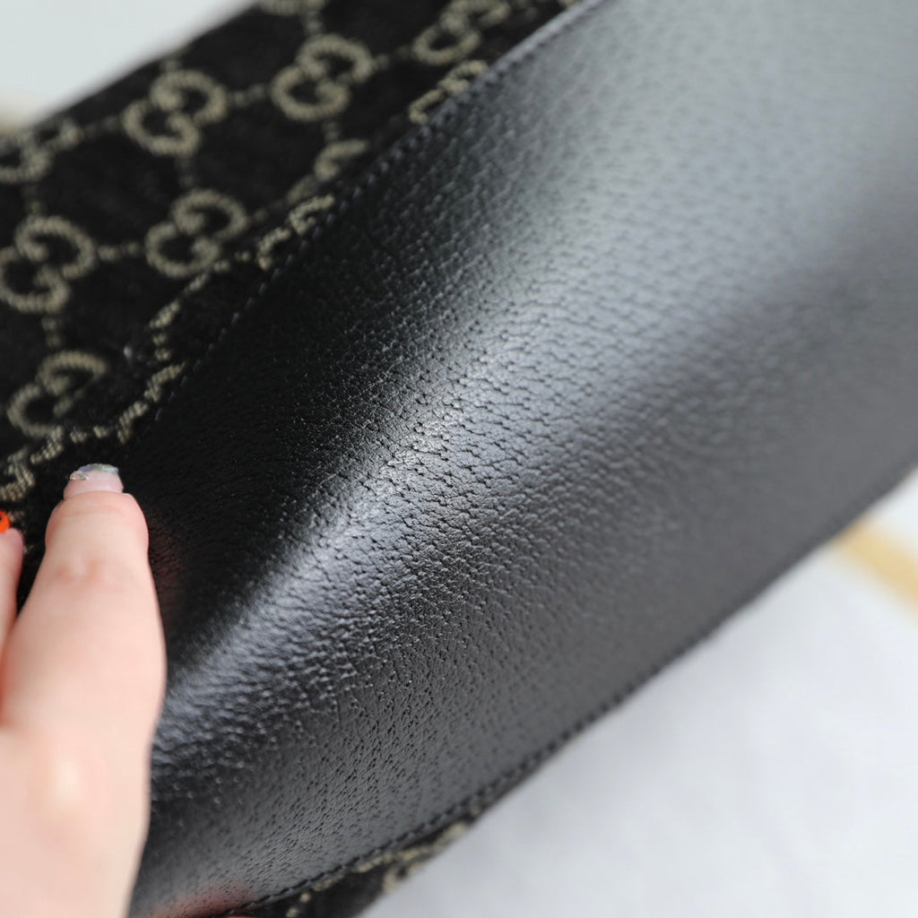 Gucci Black Denim Shopping Bag ¨C 631685