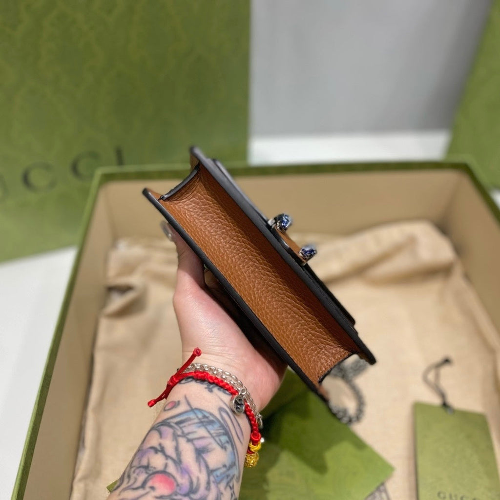 Gucci GG Supreme Black Denim Dionysus Bag ¨C 476432/499623