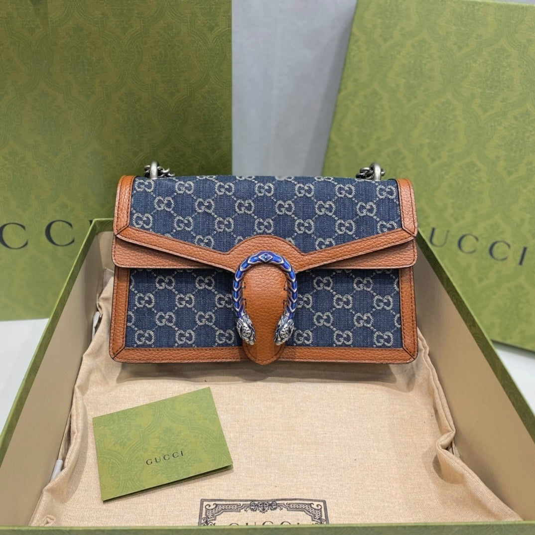Gucci Dionysus Medium Denim Shoulder Bag ¨C 400249