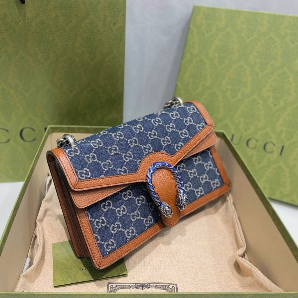 Gucci Dionysus Medium Denim Shoulder Bag ¨C 400249