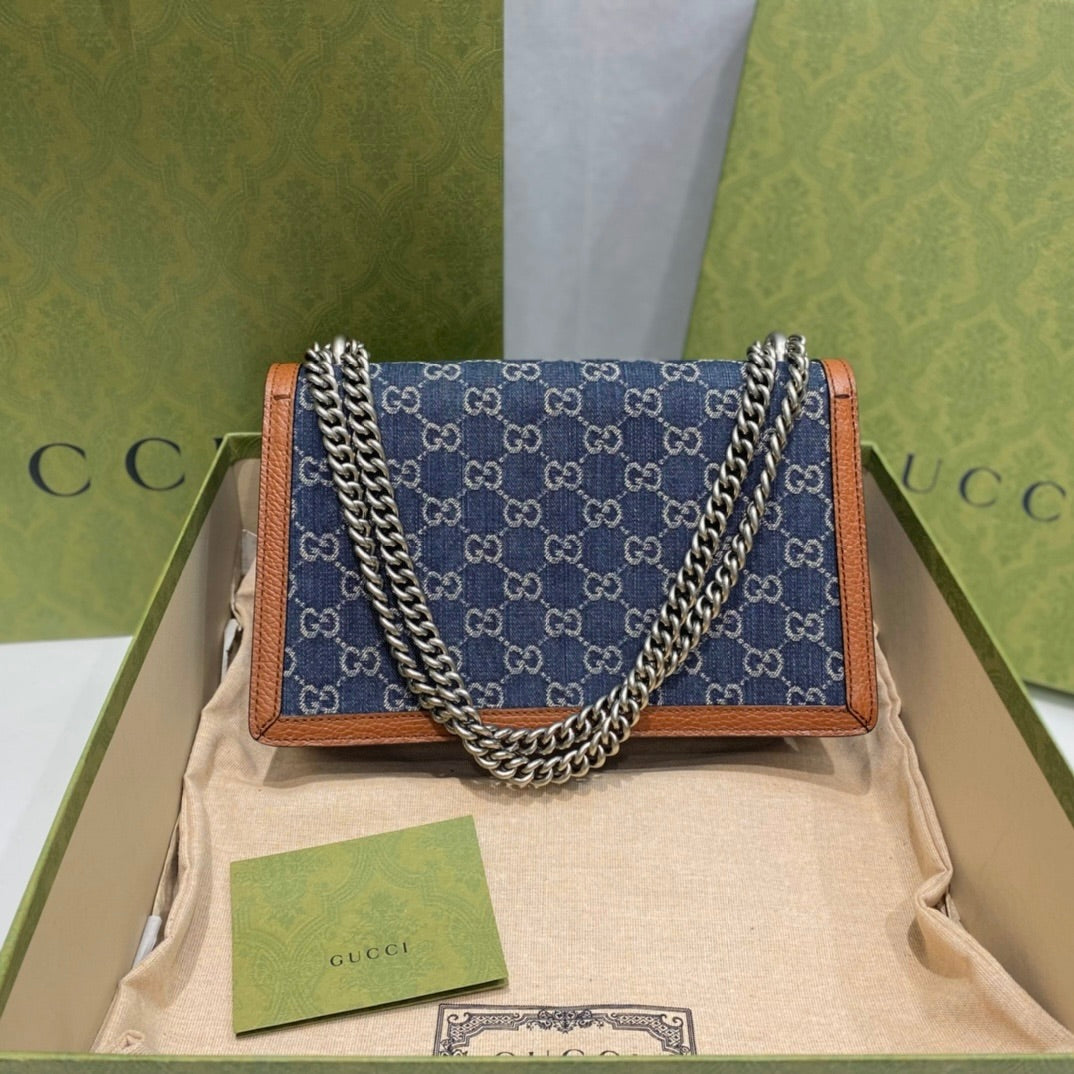 Gucci Dionysus Medium Denim Shoulder Bag ¨C 400249