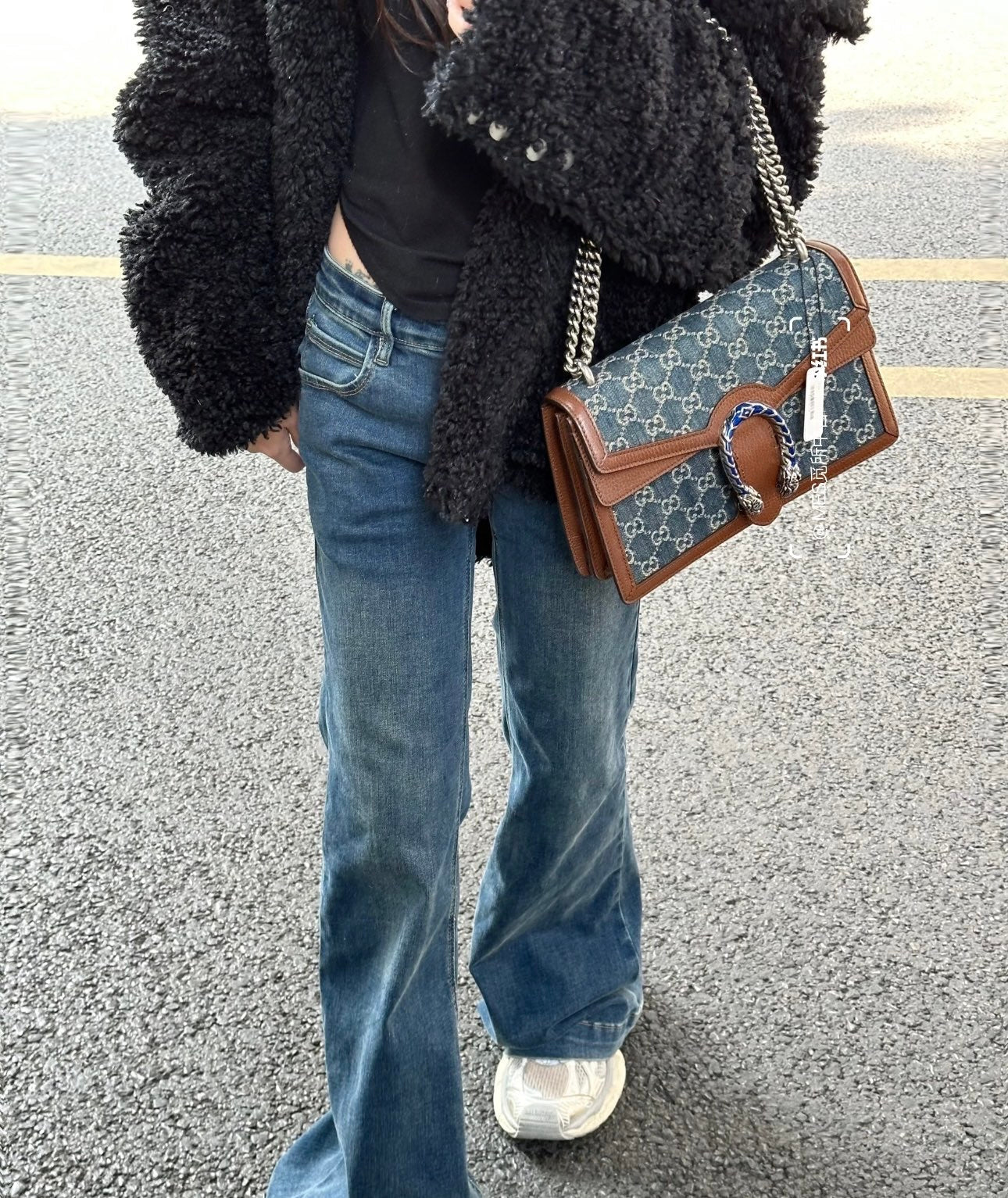 Gucci Dionysus Medium Denim Shoulder Bag ¨C 400249