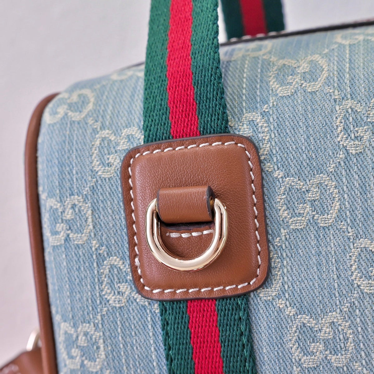Gucci Ophidia Denim Web Pillow Bag ¨C 859975
