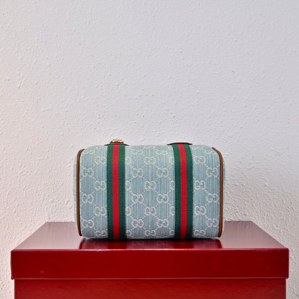 Gucci Ophidia Denim Web Pillow Bag ¨C 859975