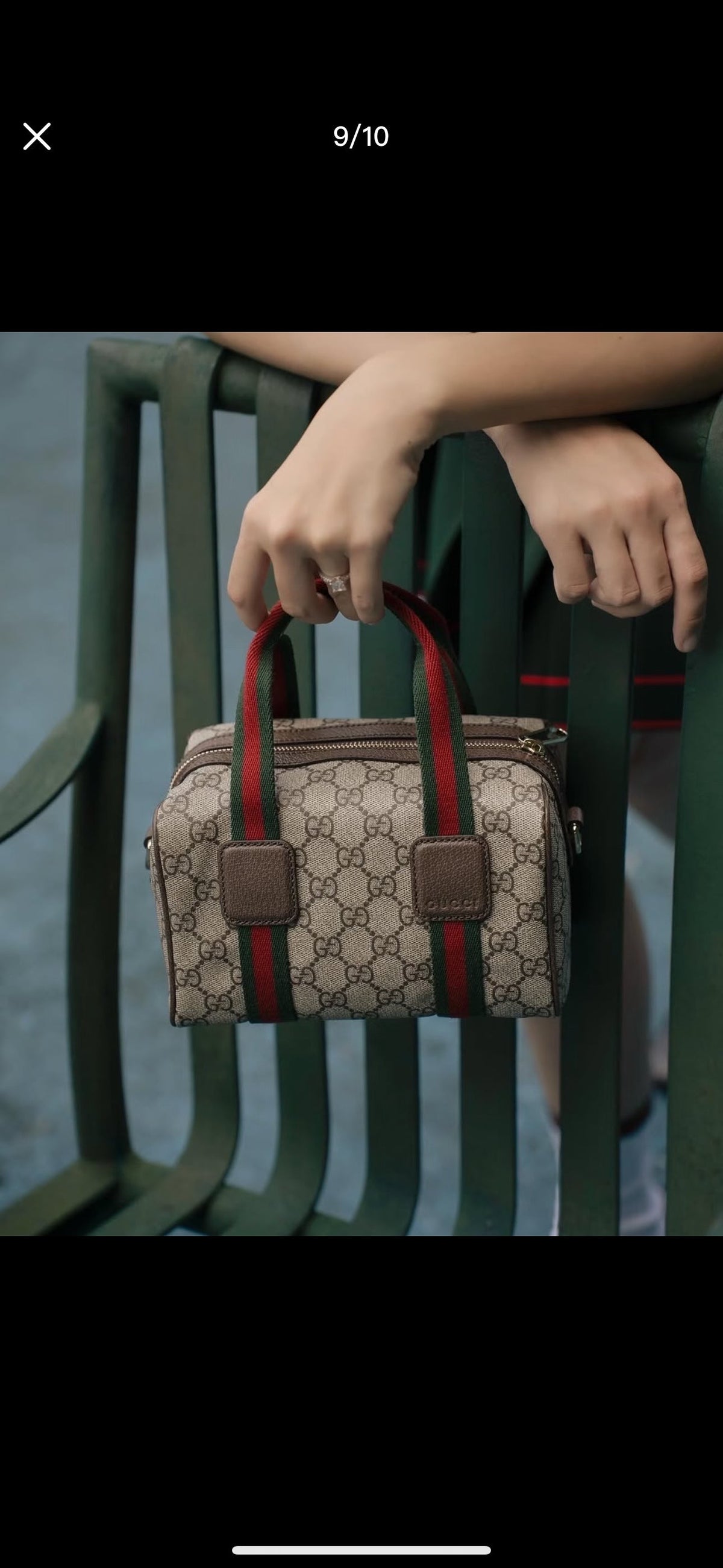 Gucci Ophidia Denim Web Pillow Bag ¨C 859975