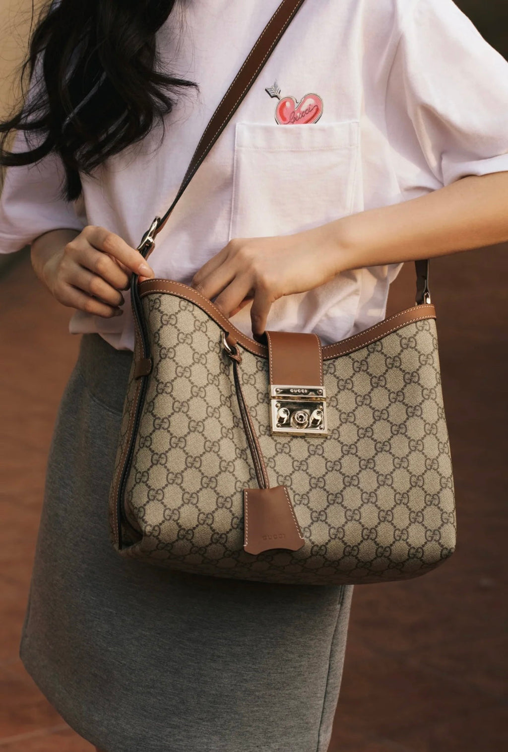 Gucci GG Padlock Shoulder Bag ¨C 839021