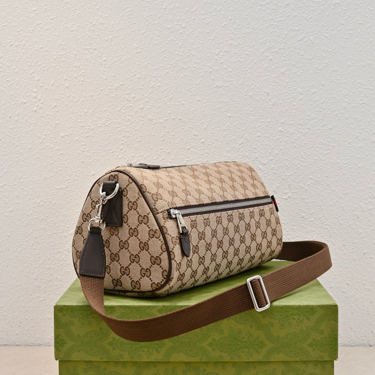 Gucci GG Canvas Boston Crossbody Bag ¨C 834455