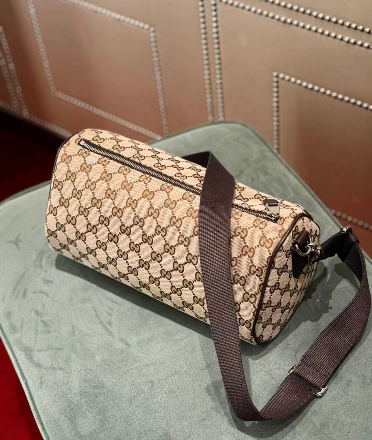 Gucci GG Canvas Boston Crossbody Bag ¨C 834455