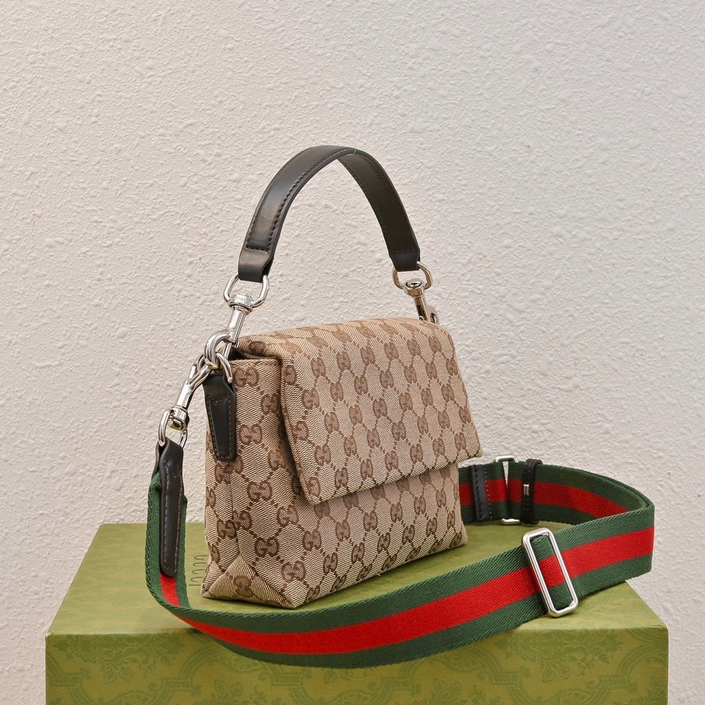 Gucci GG Canvas Small Top Handle Crossbody Bag ¨C 821617
