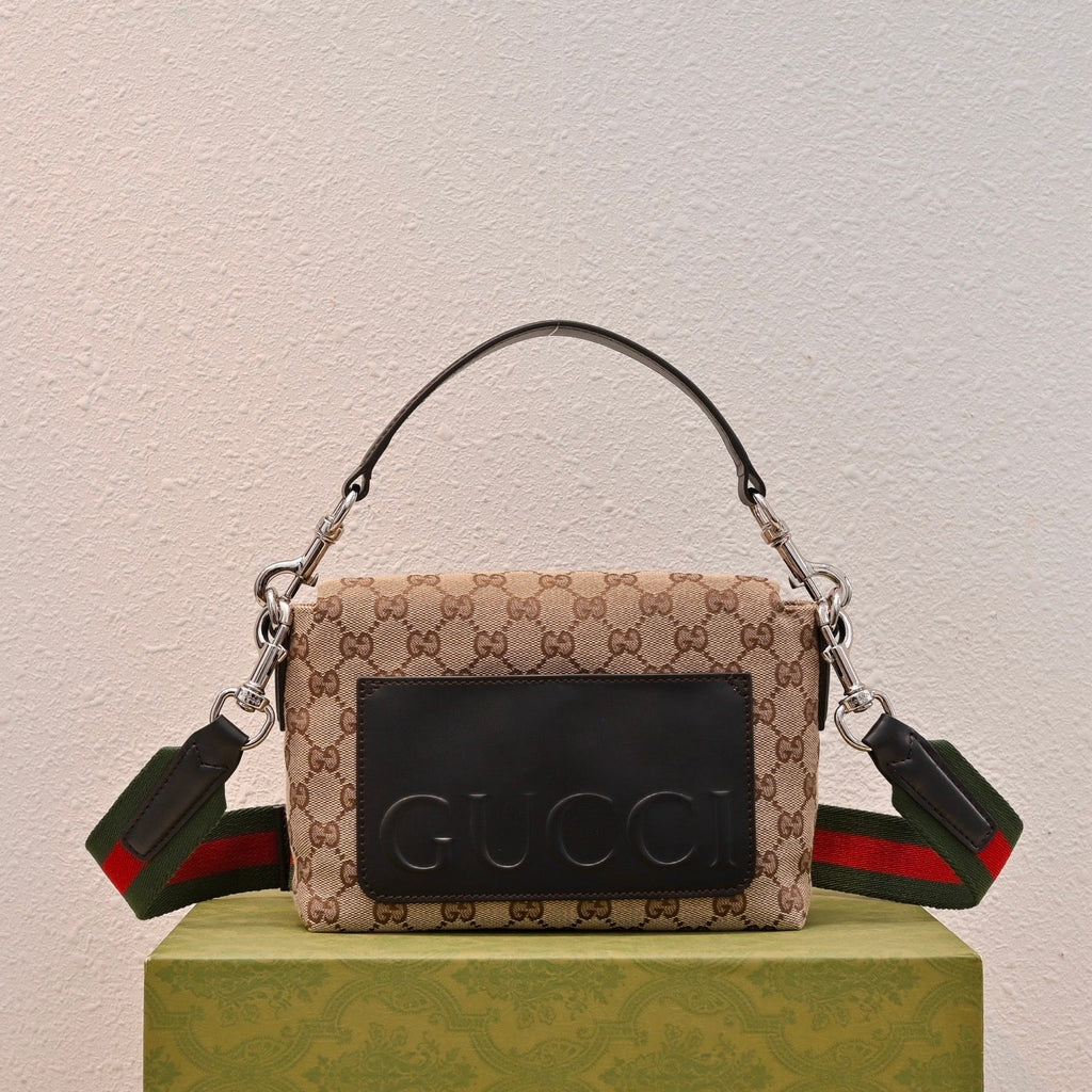Gucci GG Canvas Small Top Handle Crossbody Bag ¨C 821617
