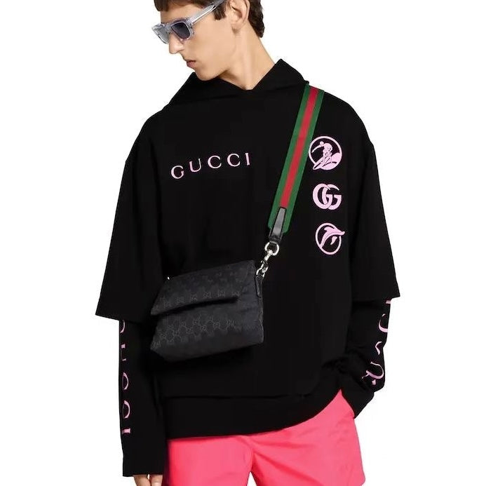 Gucci GG Canvas Small Top Handle Crossbody Bag ¨C 821617