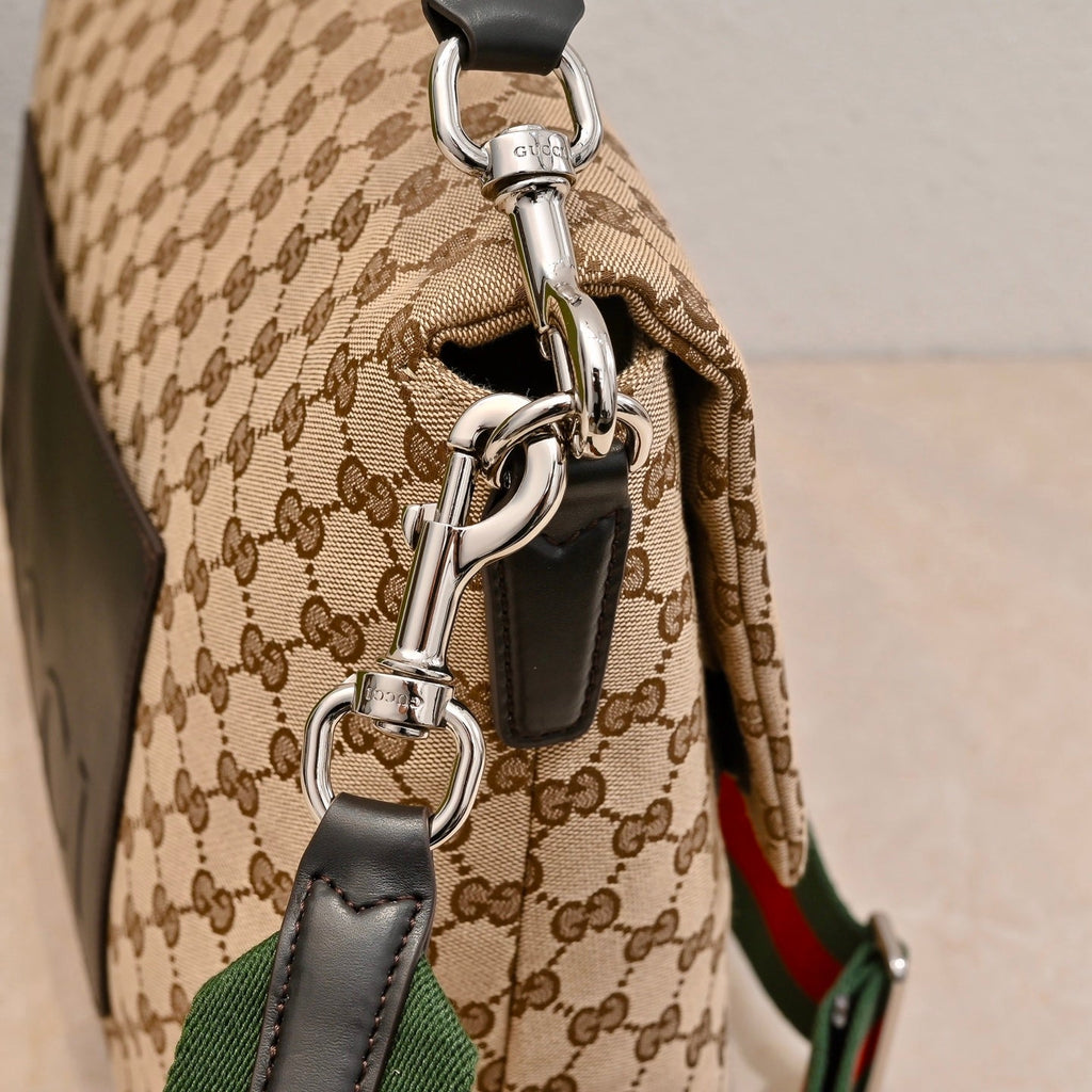 Gucci GG Canvas Large Top Handle Crossbody Bag ¨C 821616