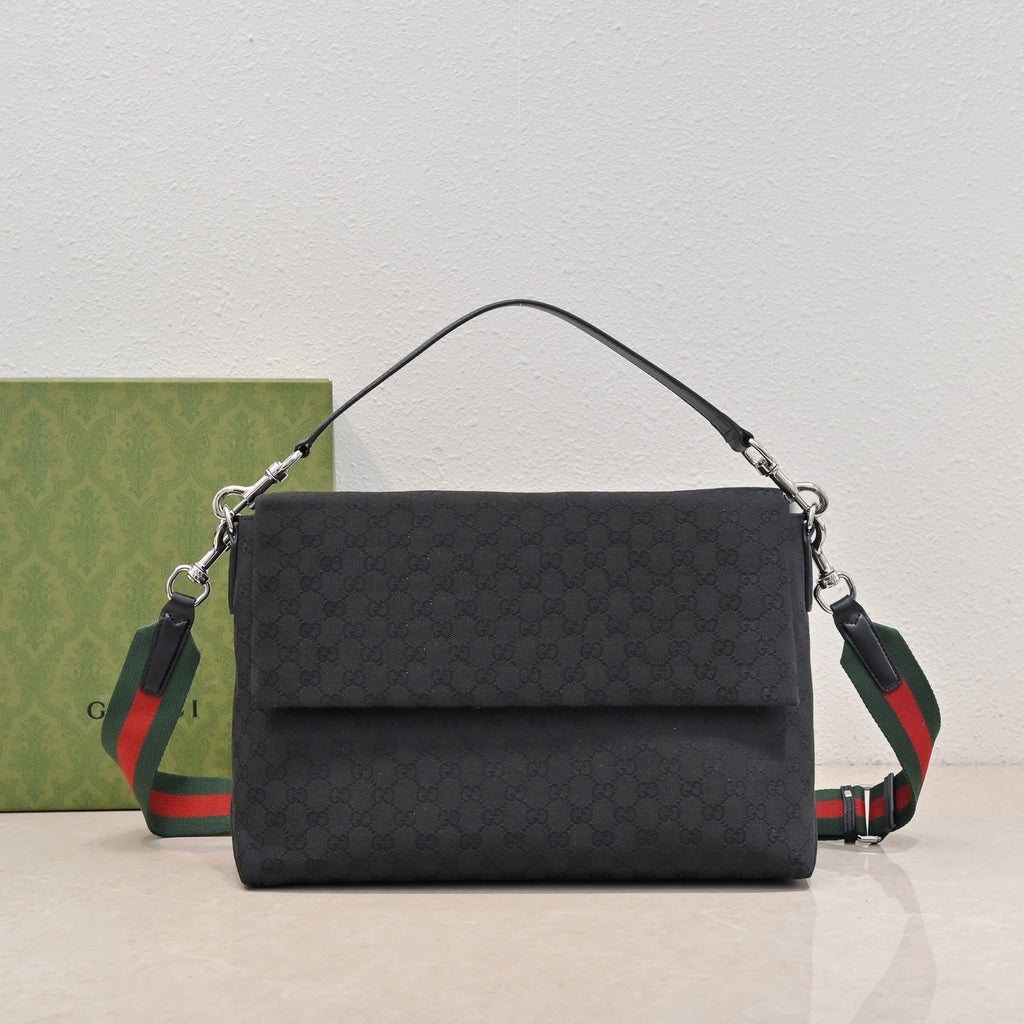 Gucci GG Canvas Large Top Handle Crossbody Bag ¨C 821616